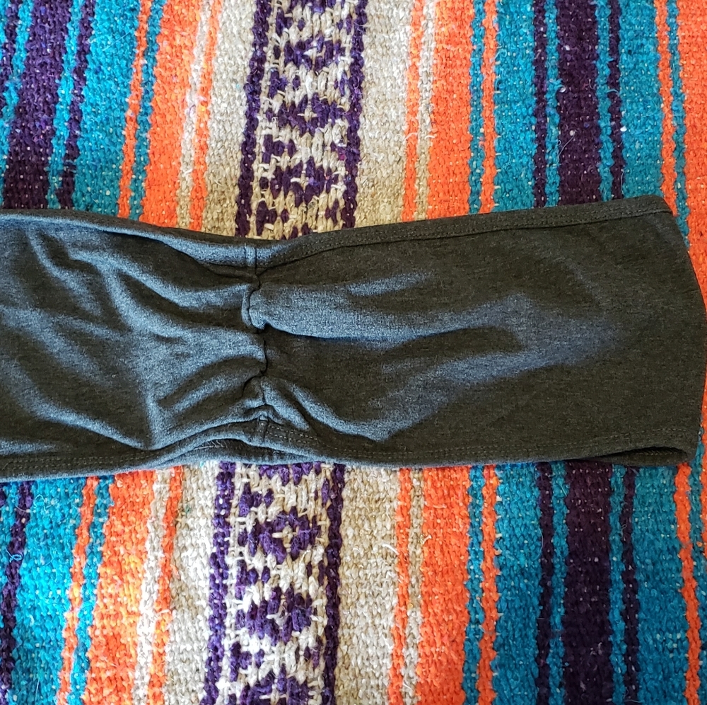 Gentlefawn bandeau/bralette in dk grey